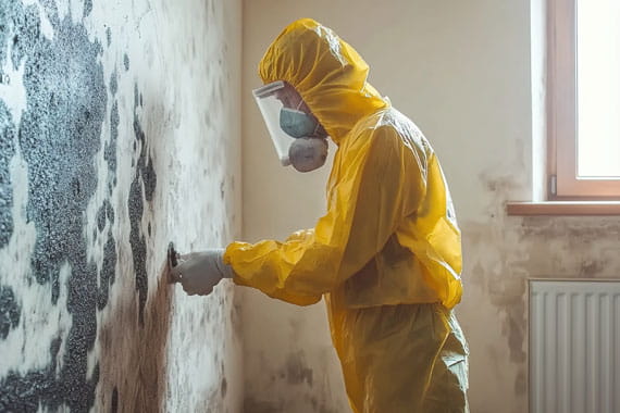 Trattamento delle pareti con muffa e problemi di umidità